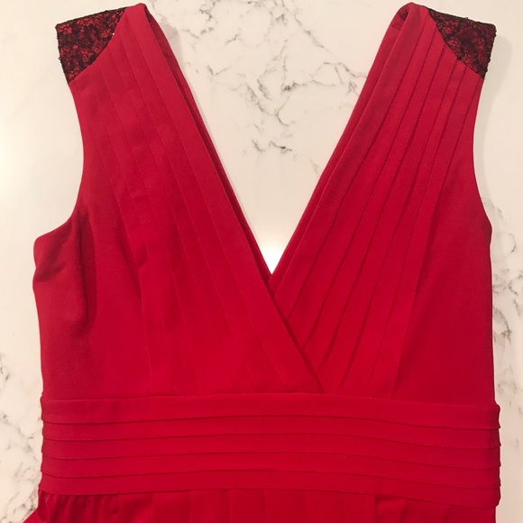 Max and Cleo Crimson Red Dress - Picture 2 of 8